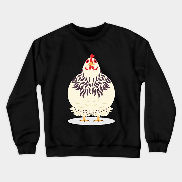 A Cute Chicken Crewneck Sweatshirt by iswenyi Art